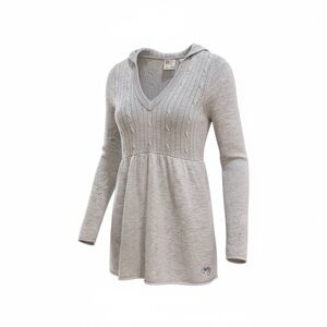 Roxy Gray Hooded Knit Dress